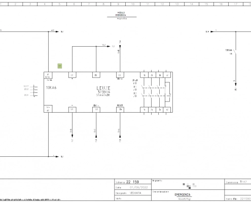 schema impianto elettrico